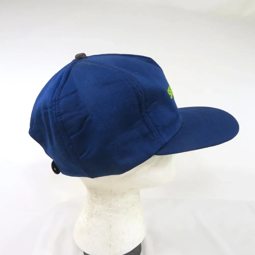 Seagram's Gin Trucker Hat Blue Green Snapback 1980s